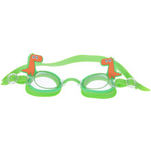 5Pairs Anti-Fog Swim Goggles for Kids Lightweight Green Cartoon Style
