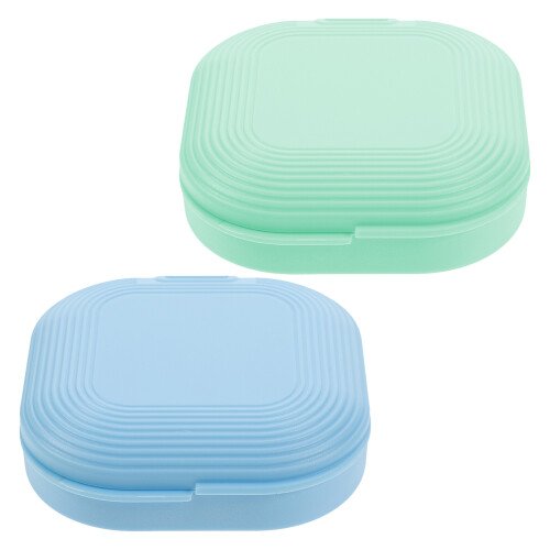 6Pcs Durable Retainer Carrying Box with Built-in Mirror for Storage 2
