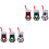 6Pcs Holiday Cat Claw Cutlery Covers Xmas Dining Table Decor 3