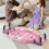 3Sets Pink Table Football Game for Kids Mini Interactive Soccer Table 5
