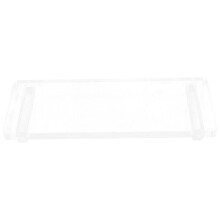 3Pcs White Acrylic Perfume Storage Trays for Vanity and Bathroom