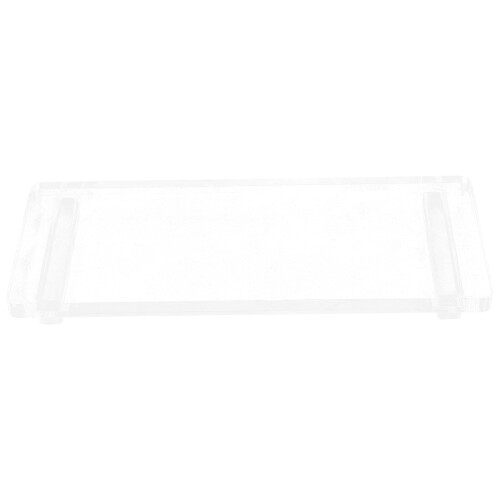 3Pcs White Acrylic Perfume Storage Trays for Vanity and Bathroom