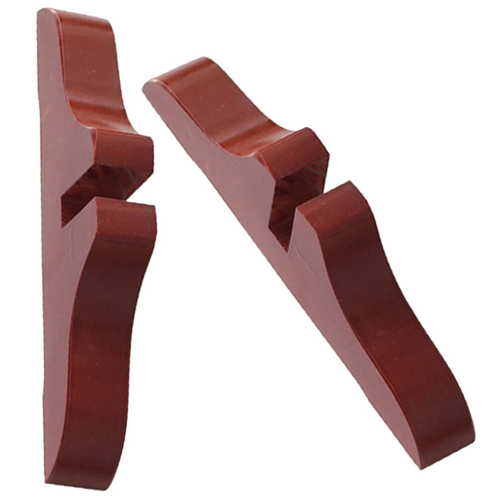 6Pcs Brown Room Divider Stand Bases Smooth Wooden Divider Brackets 302429856863