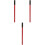 3Pcs Red Floor Jack Handle Bar Replacement Sturdy Steel Hydraulic Jack 5