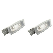 2X Gray Car Interior Dome Lamp Reading Light for B6 B7 CC 5 MK5 6 MK6 7 Leon Alhambra