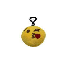 (Style E)Emoji Keychain Plush Doll Short Cute Facial Expressions Pendant Accessories