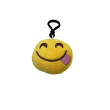 (Style G)Emoji Keychain Plush Doll Short Cute Facial Expressions Pendant Accessories