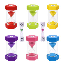 Sand Timer Set for Kids, 8Pack Hourglass Timers 230 Min, ShatterResistant Classroom Tools