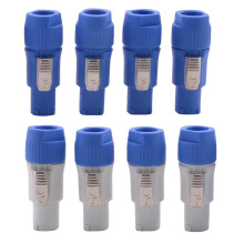 8Pcs Powercon 3 Pin Speaker Chassis Adapter NAC3FCA NAC3FCB PowerCon Connector 3Pins 20A 250V Powercon Male Plug