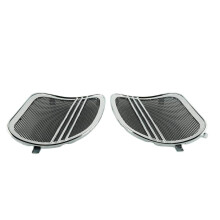 Chrome Speaker Grills Protective Mesh Covers for Harley Road Glide FLTRX 20152018