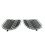 Chrome Speaker Grills Protective Mesh Covers for Harley Road Glide FLTRX 20152018 1