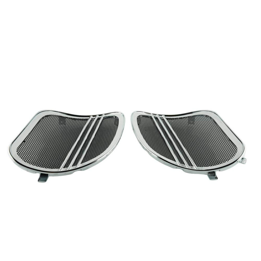 Chrome Speaker Grills Protective Mesh Covers For Harley Road Glide Fltrx 20152018 9169991283289