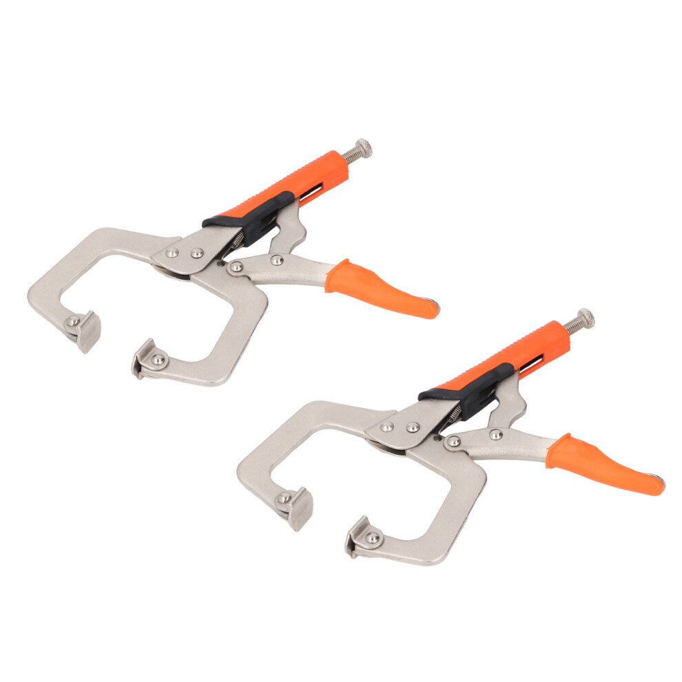 Heavy Duty Locking C Clamp Pliers Set 9In For Welding & Woodworking 4601384404222