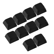 10 stuks PBT blanco keycaps voor MX-schakelaars-Zwart