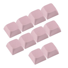 10 stuks PBT blanco keycaps voor MX-schakelaars mechanische-Roze