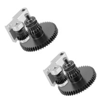 Extruder Parts Upgrade CNC Nanocoated Hardened Gear Kit Extruder Gear for Flashforge Adventurer 5M/5M Pro Extruder 2Pcs
