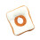 Pet Recovery Cone Collar Toast Shaped Adjustable Recovery-S 1