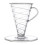 Filterbecher Kaffeefilter Home Office Spirale Handgebrühter Kaffeefilterbecher B 1