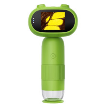 Digital Microscope Handheld with 2inch IPS Screen 1000X Portable Pocket for Kids Adults PC View