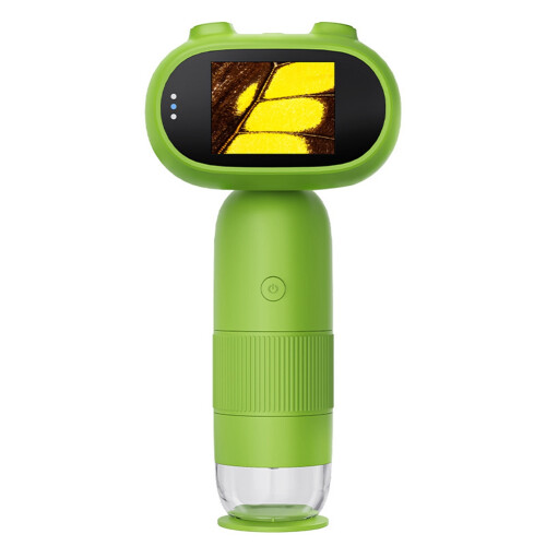 Digital Microscope Handheld Microscope with 2inch IPS Screen 1000X Portable Pocket Microscope for Kids Adults PC View