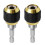 2 Pcs 60mm Drill Chuck Screwdriver Impact Driver Adaptor 1/4Inch Hex Shank Drill Bit Tool Quick Change Convertor Adapter 1