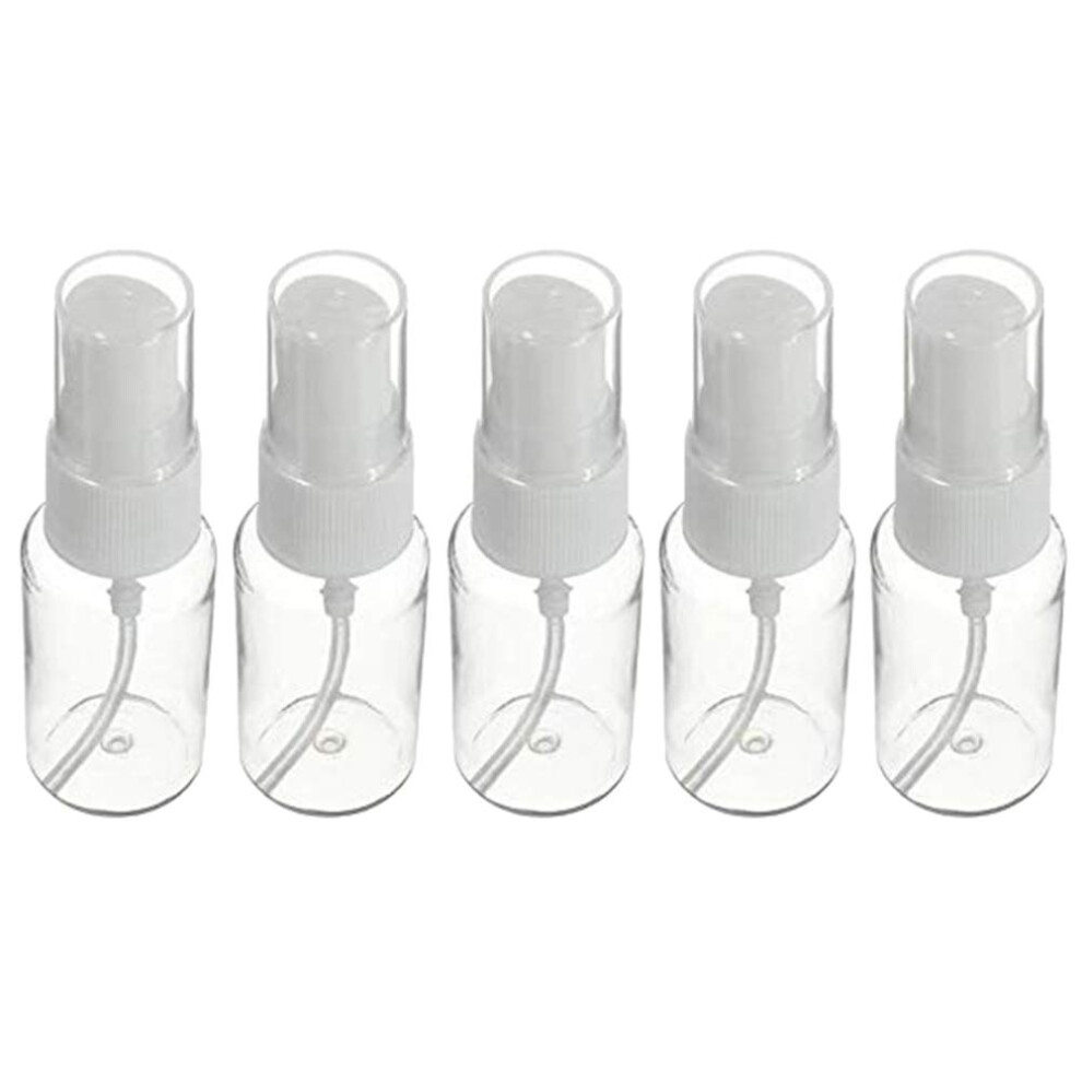 Light 5Pcs Beauty Transparent Plastic Perfume Empty Spray Bottle Small Travel Bottle With Fine Spray Bottle 20Ml