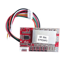 5S 50A BMS-Kort 3,7V Litiumbatteriskyddskort med Balans