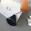 6pcs Soft Triangle Powder Puffs for Flawless Foundation and Setting Powder Black Reusable 3