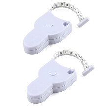 2 STUKS Automatische Telescopische Meetlint, Lichaam Maatregel Tape 60 Inch, Zelfspanner Lichaam Meetliniaal