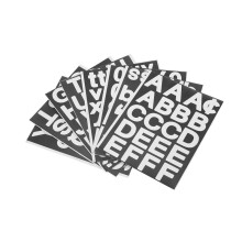 8 Sheets Self-Adhesive Vinyl Letters Numbers Kit, Mailbox Numbers Sticker for Mailbox,Signs,Window,Cars,Address Number