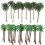 40 Pcs Coconut  Model Trees/Scenery Model Plastic Artificial Layout Rainforest Diorama 9