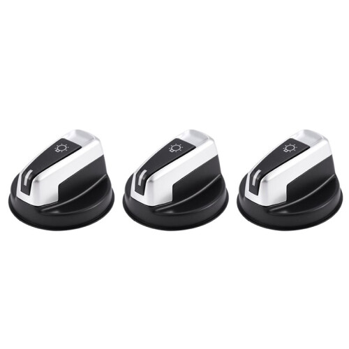 3X Automotive Headlight  Rotary Button for  1 E88 E82 3 E90 E91 X1 E84 1