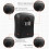 Key Lock Box, Wall-Mounted Zinc Alloy Key Box  4-Digit Combination Key Storage Lock Box 5