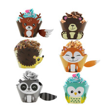 48Stk Bunte Cupcake Liner Muffinförmchen Papier Für Kuchen Dekoration