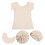 3Stk Damen Achselschutzweste +modal Beige, Schweißschutz 5