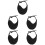 5Stk Schuhe Cover Rutschfest 6