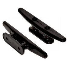 2 Packungen Schwarze Nylon Bootsklampen 6 Zoll - Seilklampen, Kajak, Bootsdockklampen - Perfekt für Marine, Deck, Nautische Einrichtung