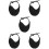 5Stk Schuhe Cover Rutschfest 8