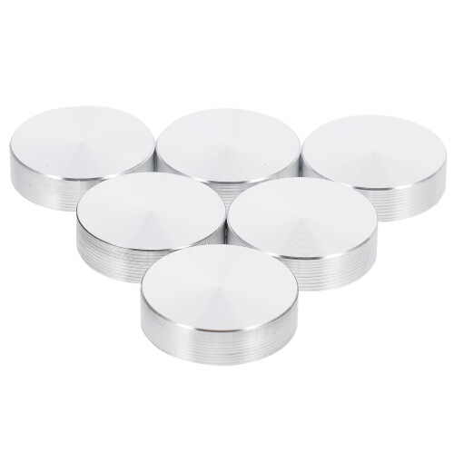 24Stk Aluminium Scheiben Silber Praktisch Zu Installieren