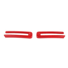 1Pair Car Front Racing Grille Trim Cover for Ram 1500 2500 3500 4500 2018-2021 Center Mesh Insert Decoration