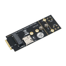 M.2(NGFF) Key B Adapter with SIM Slot for 3G/4G/5G Module Supports  SIM Card and 3042/3052 Type M.2 Key B Card Size