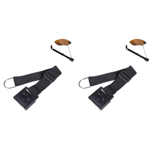 2Stk Cello Endpin Strap Schwarz, , Stabiler Halt Für Bühne 2