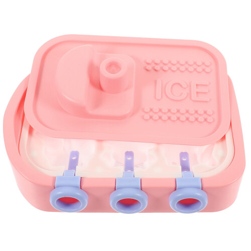 4Stk Eiscremeformen Aus Silikon Und Kunststoff Für DIY 2