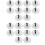 20Pcs Silver Copper Finger Cymbals Mini Musical Instruments for Kids 3