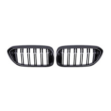 Auto-Frontstoßstangen-Renngrill, Doppellamellen-Nierengrill für 5er G30 G31 520i 530i 540i M5 2017-2020