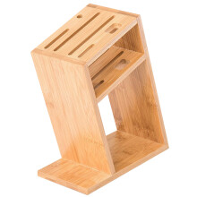2Stk Küchen Zubehör Bambus Aufbewahrung Für Cutter & Scheren