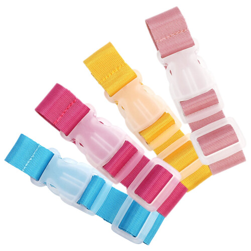 8Stk Praktische Rucksackgurte Verstellbar Polyester Mit Clip Bunt 1