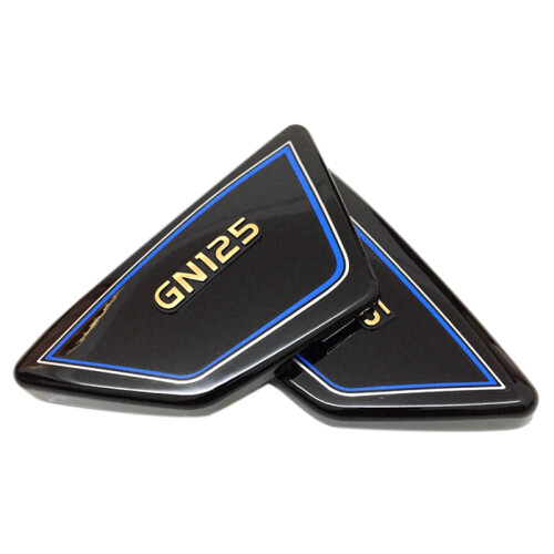 Black Motorcycle Battery Side Cover Frame Side Covers Panels for  GN125 GN 125