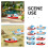 40Stk Resin Modellboot Fischerdorf Stil Mini Boot Figuren 5