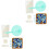 2Sets DIY Tischuntersetzer Bambus Coaster Kit Bunt Kinder Bastelbedarf 3